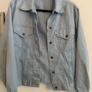 Levi's Vintage Moleskin Blue Trucker Jacket